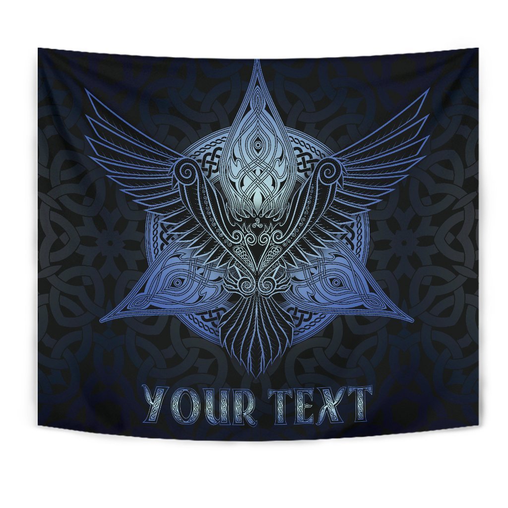 Celtic Personalized Tapestry - Celtic Raven - Vibe Hoodie Shop