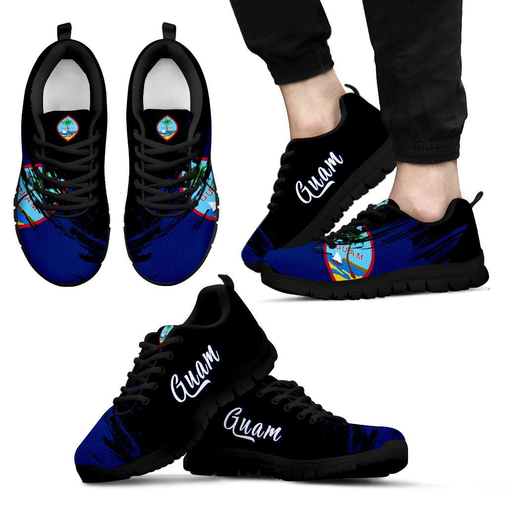 Guam Flag Sneakers - Art Style - Vibe Hoodie Shop