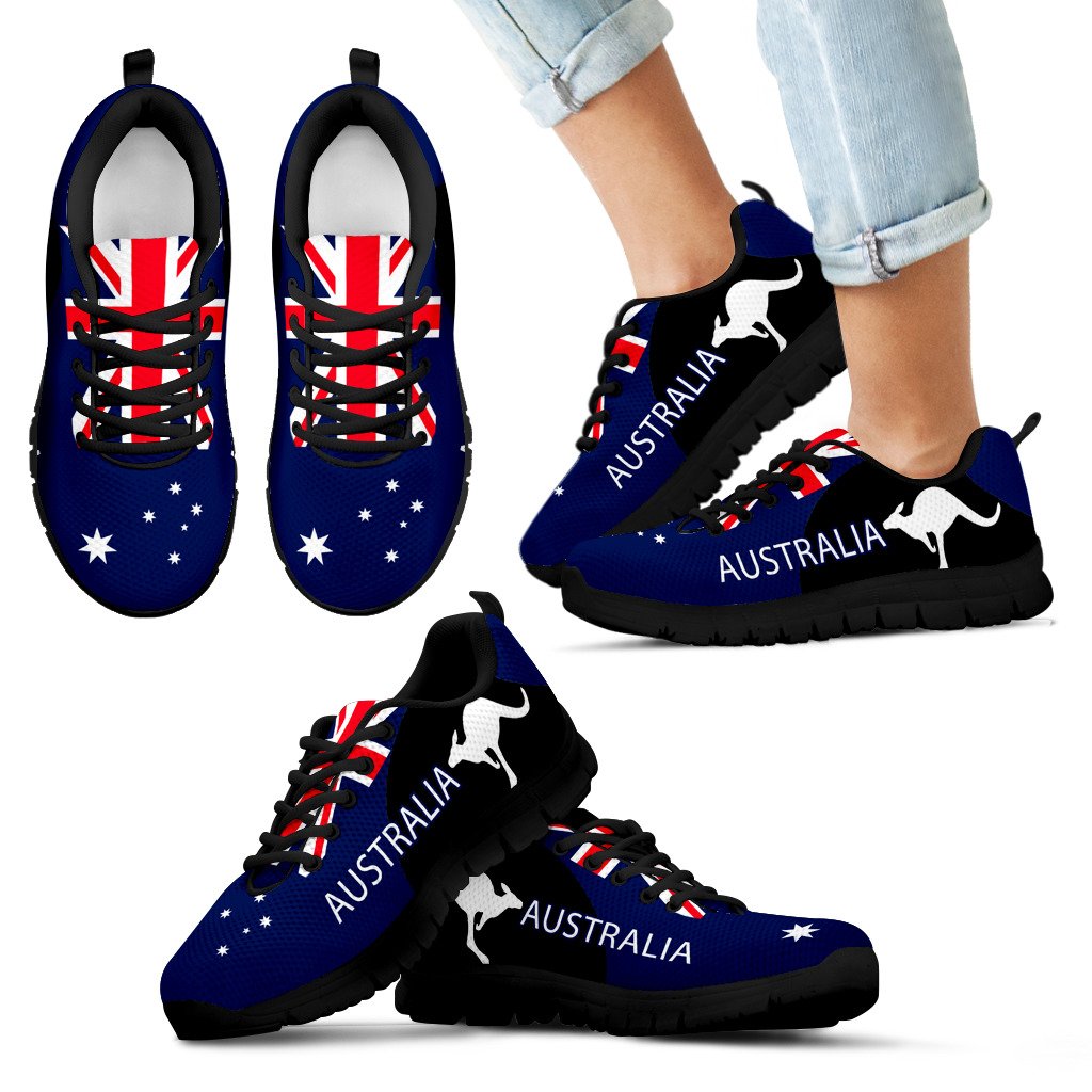 Sneakers - Aus Flag Shoes Sport Version - Unisex - Vibe Hoodie Shop