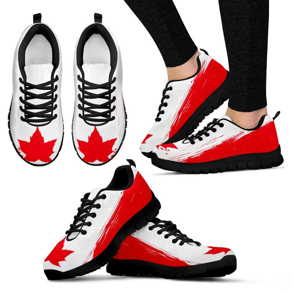 Canada Maple Leaf Sneakers 04 - Vibe Hoodie Shop