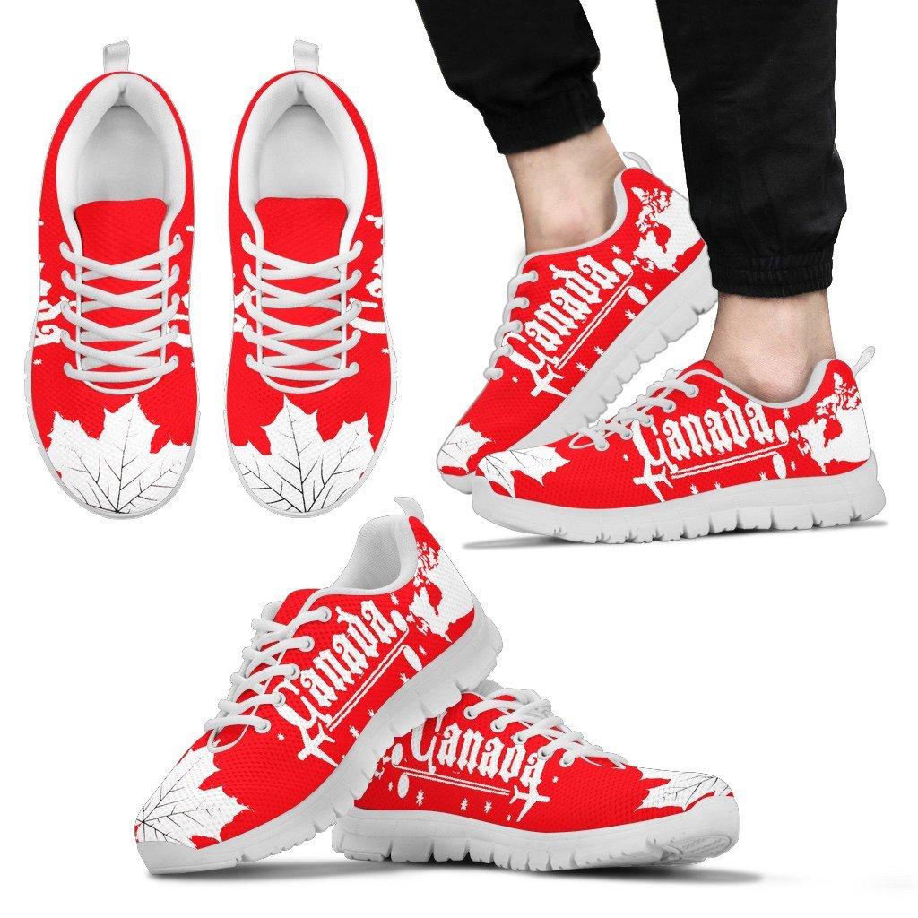 Canada Postcard Men's / Women's Sneakers (Shoes) - Vibe Hoodie Shop