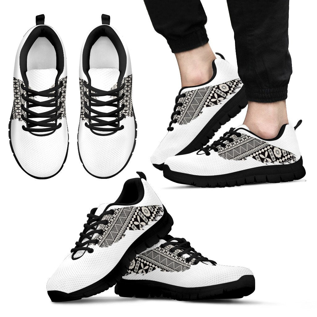 Fiji Tapa Wings Style Men's / Women's Sneakers (Shoes) - Vibe Hoodie Shop