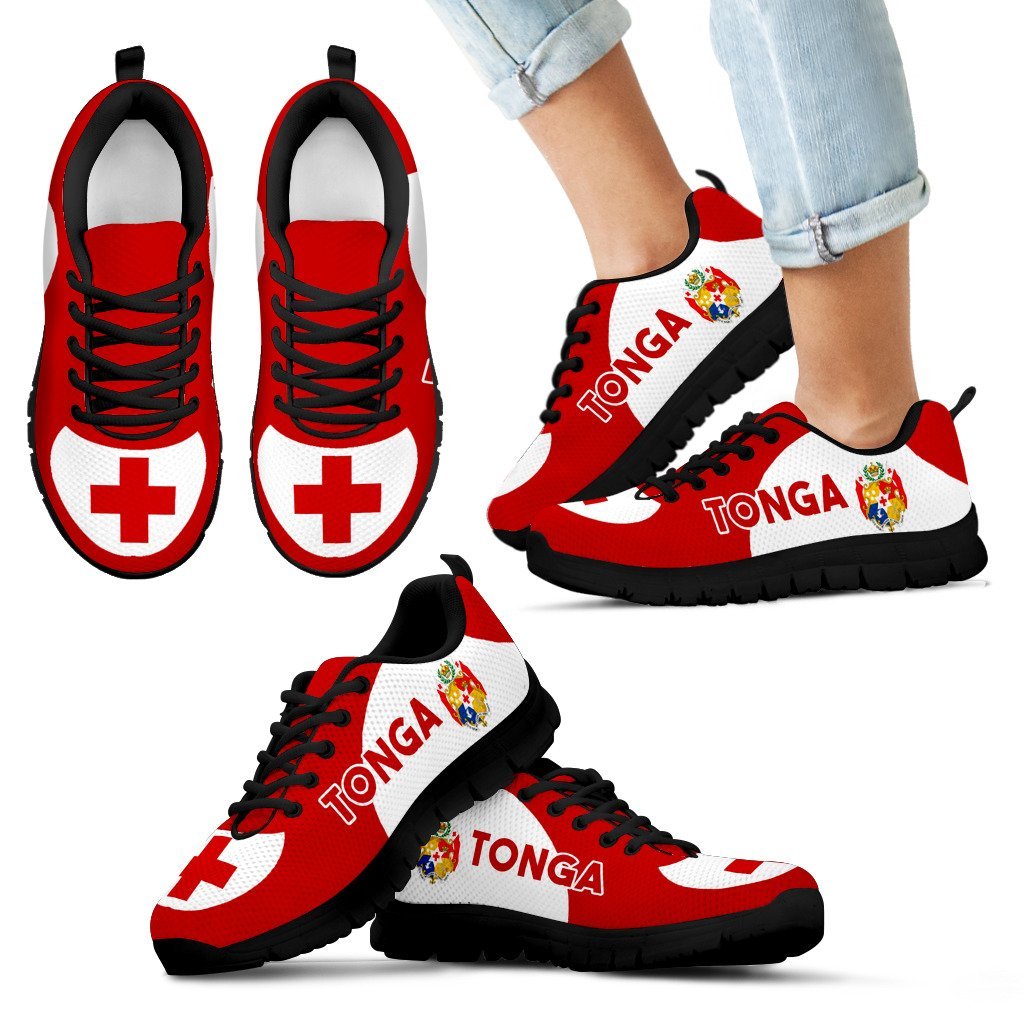 Tonga Sneakers Flag Color Sport Version - Vibe Hoodie Shop