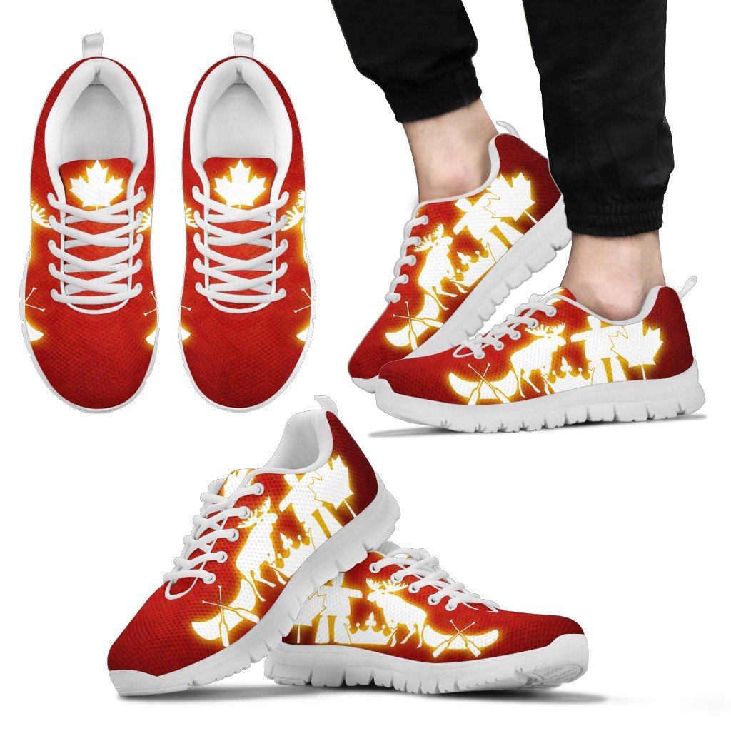 Canada Maple Leaf Unisex Sneakers - Vibe Hoodie Shop