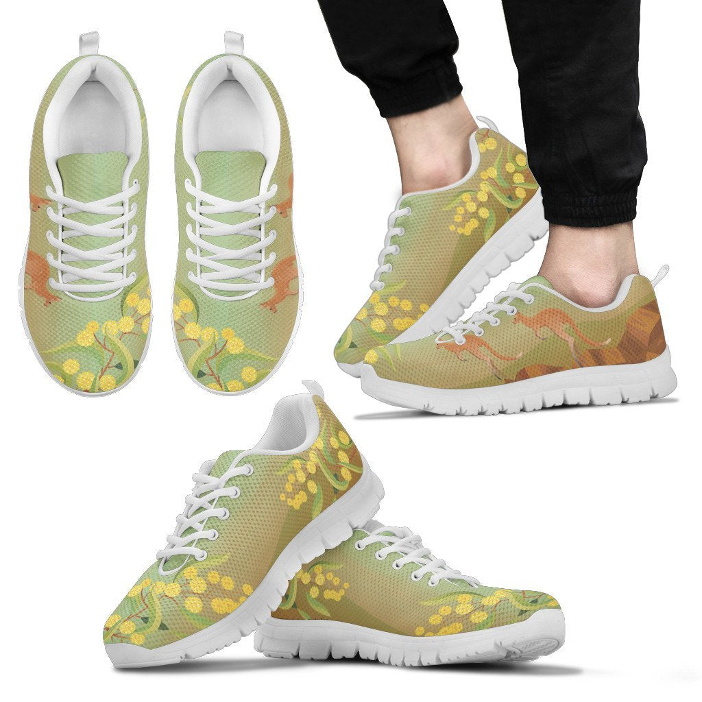 Australia Sneakers - Mimosa Shoes Painting - Unisex - Vibe Hoodie Shop