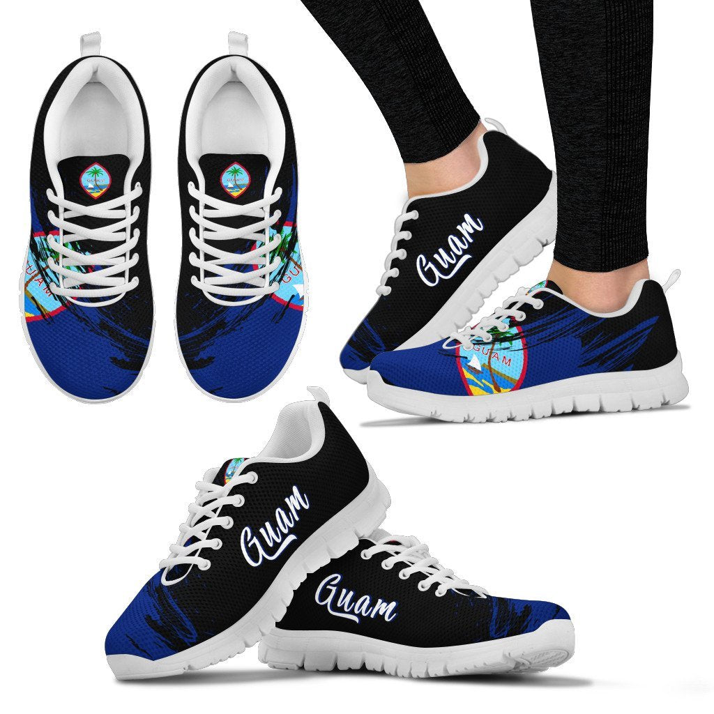 Guam Flag Sneakers - Art Style - Vibe Hoodie Shop