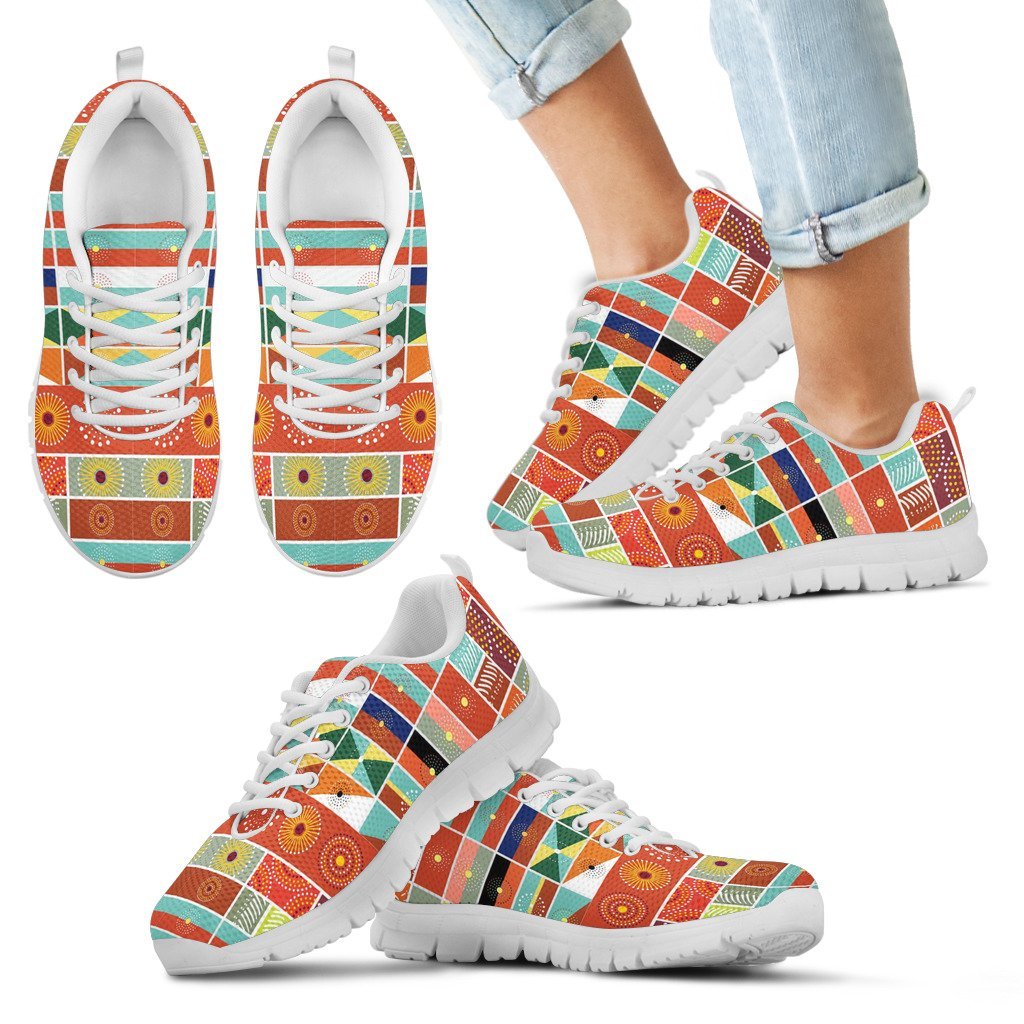 Aboriginal Sneakers, Indigenous Patterns Shoes - Vibe Hoodie Shop