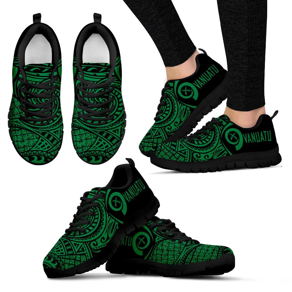 Vanuatu Polynesian Sneakers - Circle Style 02 - Vibe Hoodie Shop