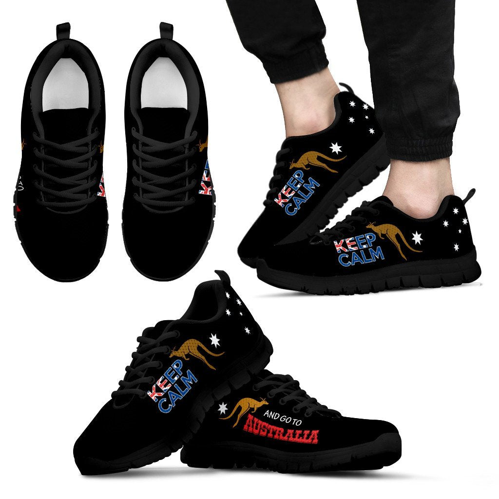 Sneakers - Aus Flag Shoes Kangaroo - Unisex - Vibe Hoodie Shop