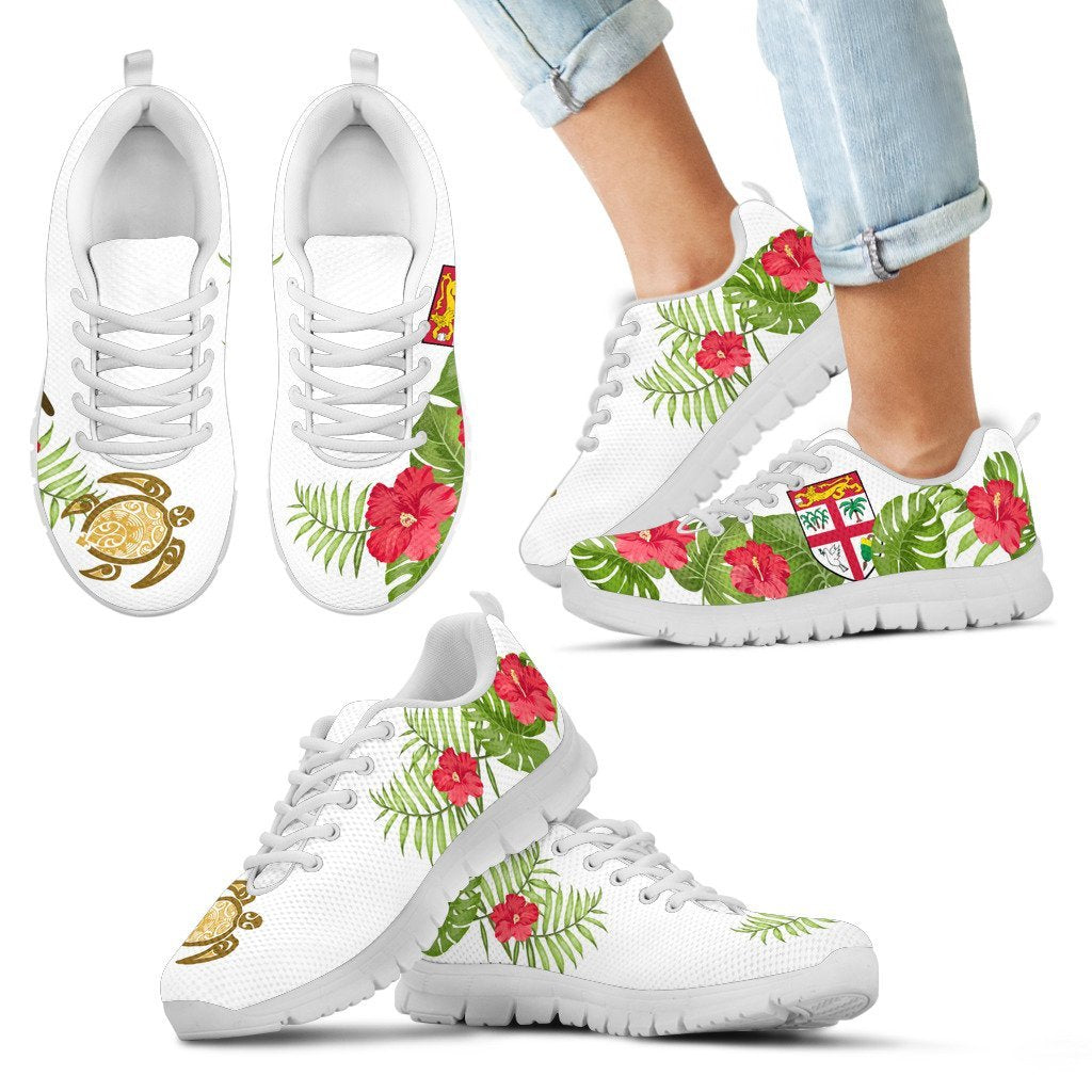 Love Fiji Sneakers - Fijian Shoes White Version - Vibe Hoodie Shop