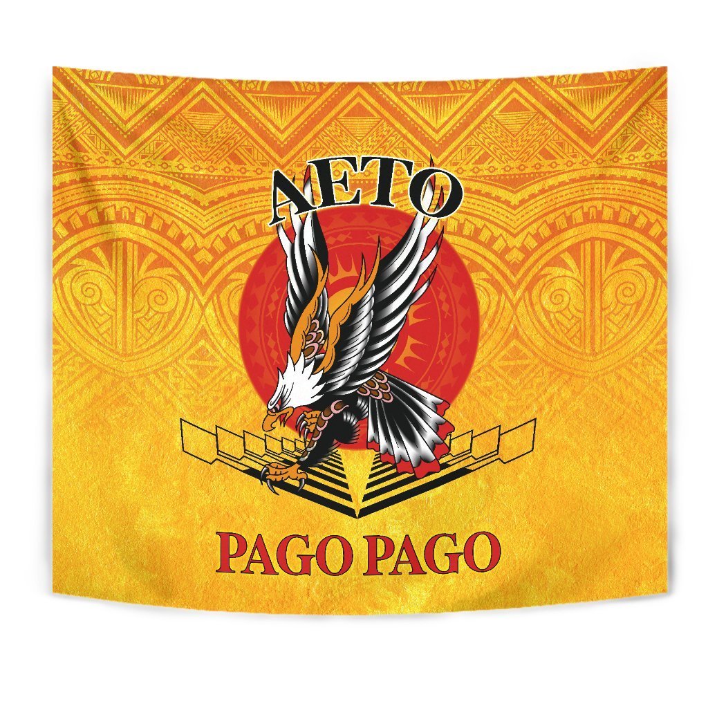 American Samoa Tapestry - Pago Pago Aeto (Ver 2) - Vibe Hoodie Shop