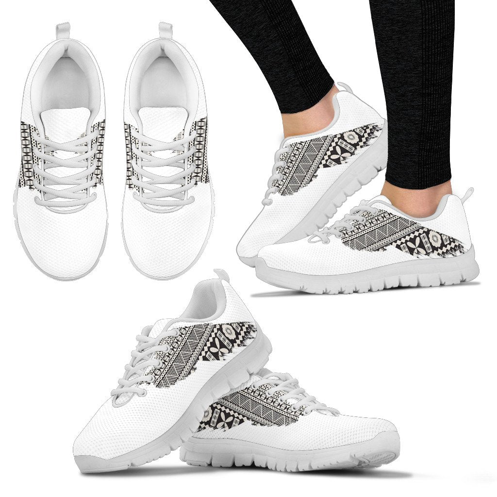 Fiji Tapa Wings Style Men's / Women's Sneakers (Shoes) - Vibe Hoodie Shop