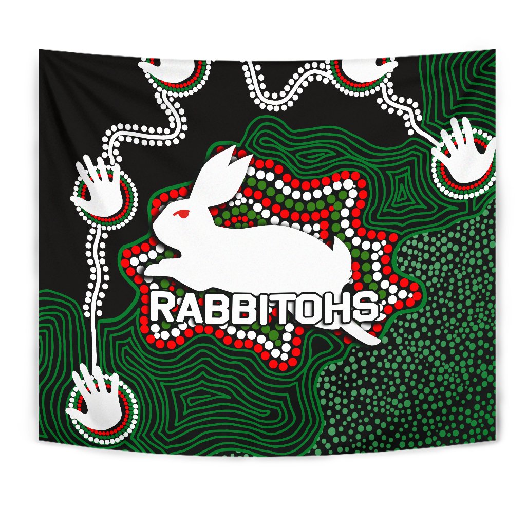 Rabbitohs Tapestry Aboriginal 2 - Vibe Hoodie Shop