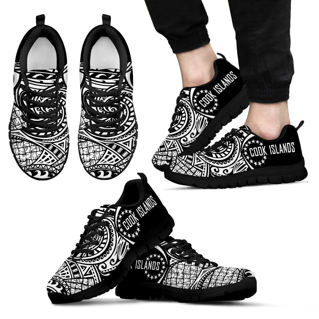 Cook Islands Polynesian Sneakers - Circle Style 01 - Vibe Hoodie Shop