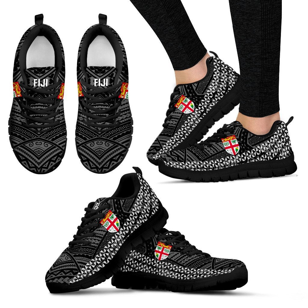 Fiji Polynesian Tribal Sneakers 02 - Vibe Hoodie Shop