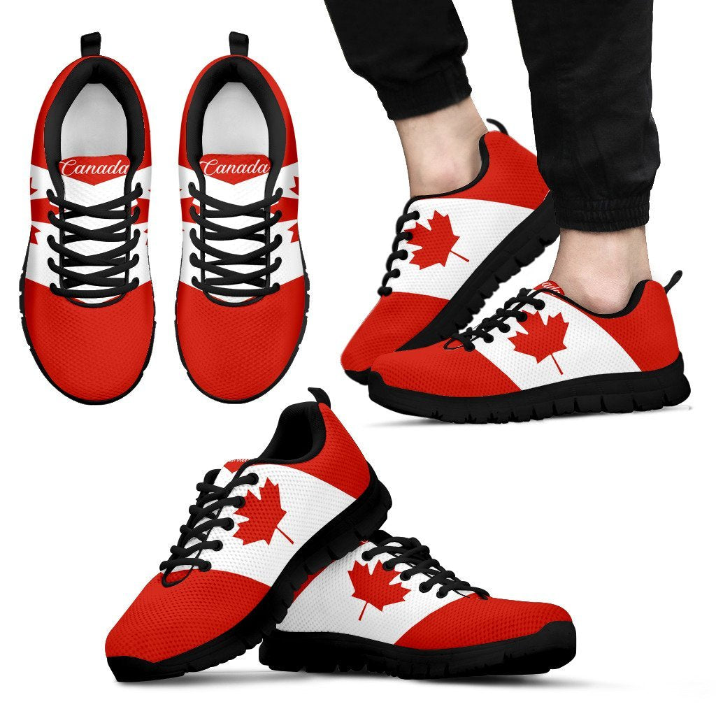 Canada Flag Sneakers - Vibe Hoodie Shop