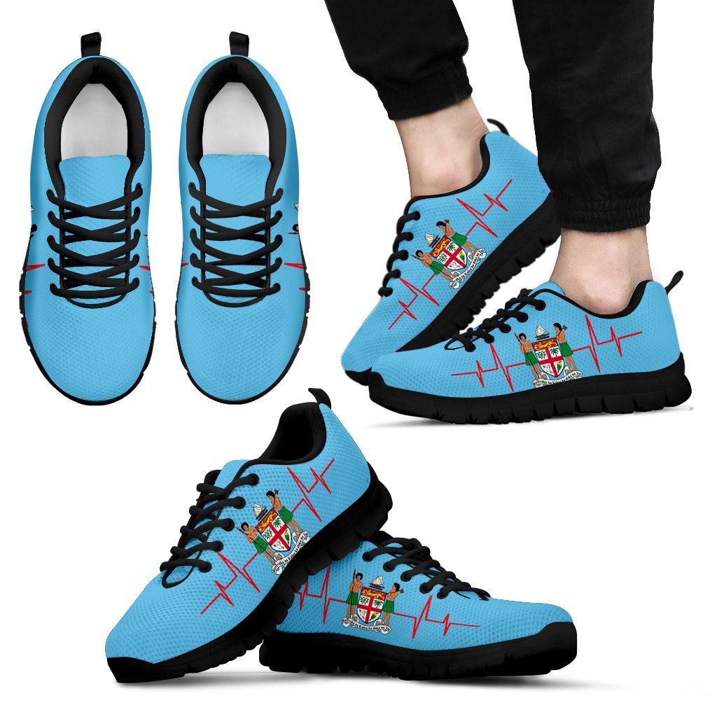 Fiji Sneakers - Fiji heartbeat Shoes - Vibe Hoodie Shop