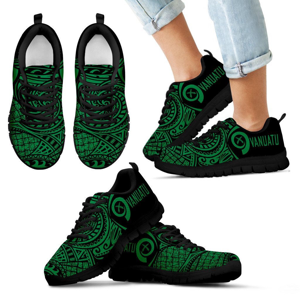 Vanuatu Polynesian Sneakers - Circle Style 02 - Vibe Hoodie Shop