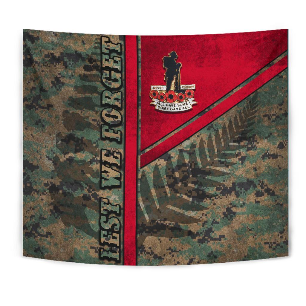 ANZAC New Zealand Tapestry Lest We Forget Camo - Road to Peace - Vibe Hoodie Shop