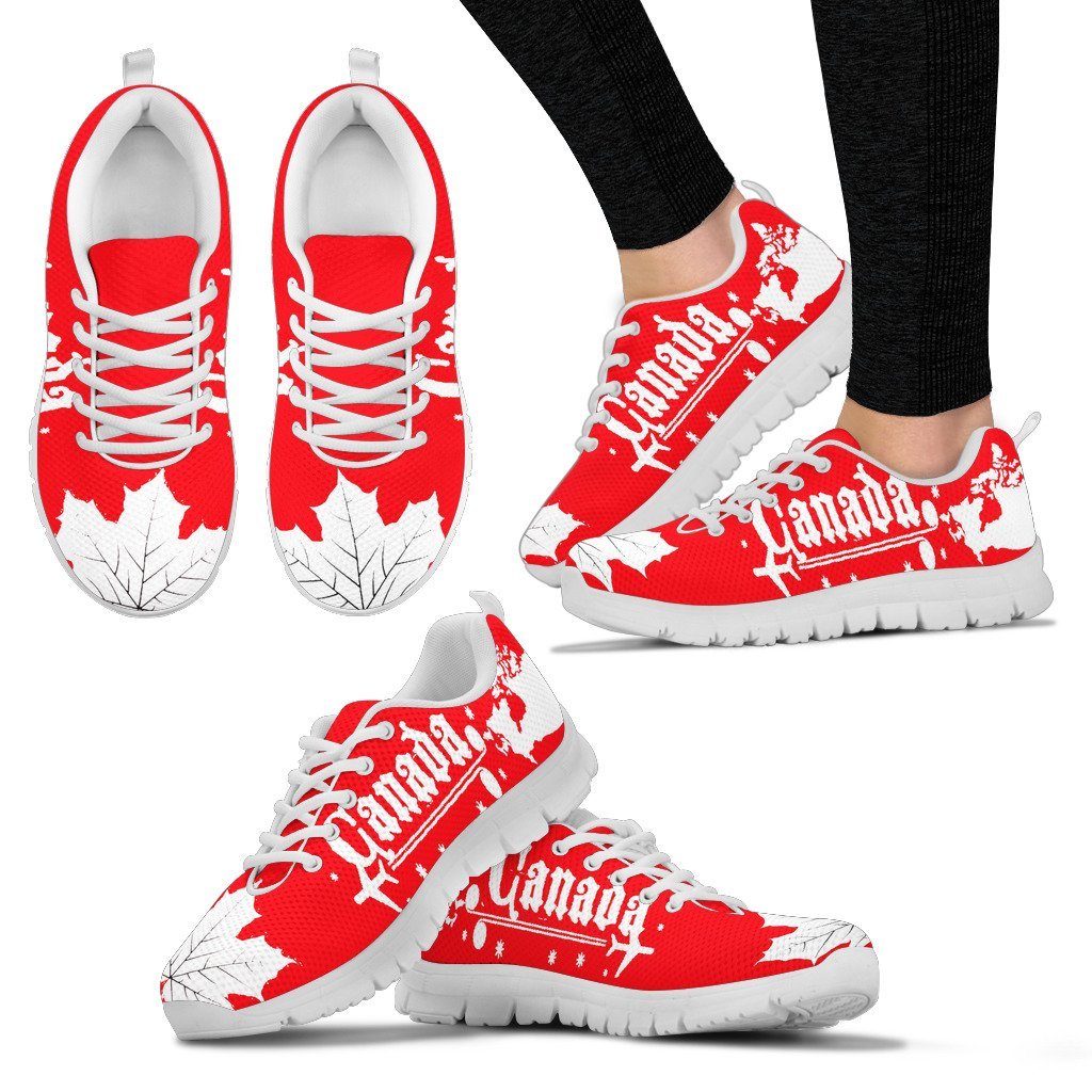 Canada Postcard Men's / Women's Sneakers (Shoes) - Vibe Hoodie Shop