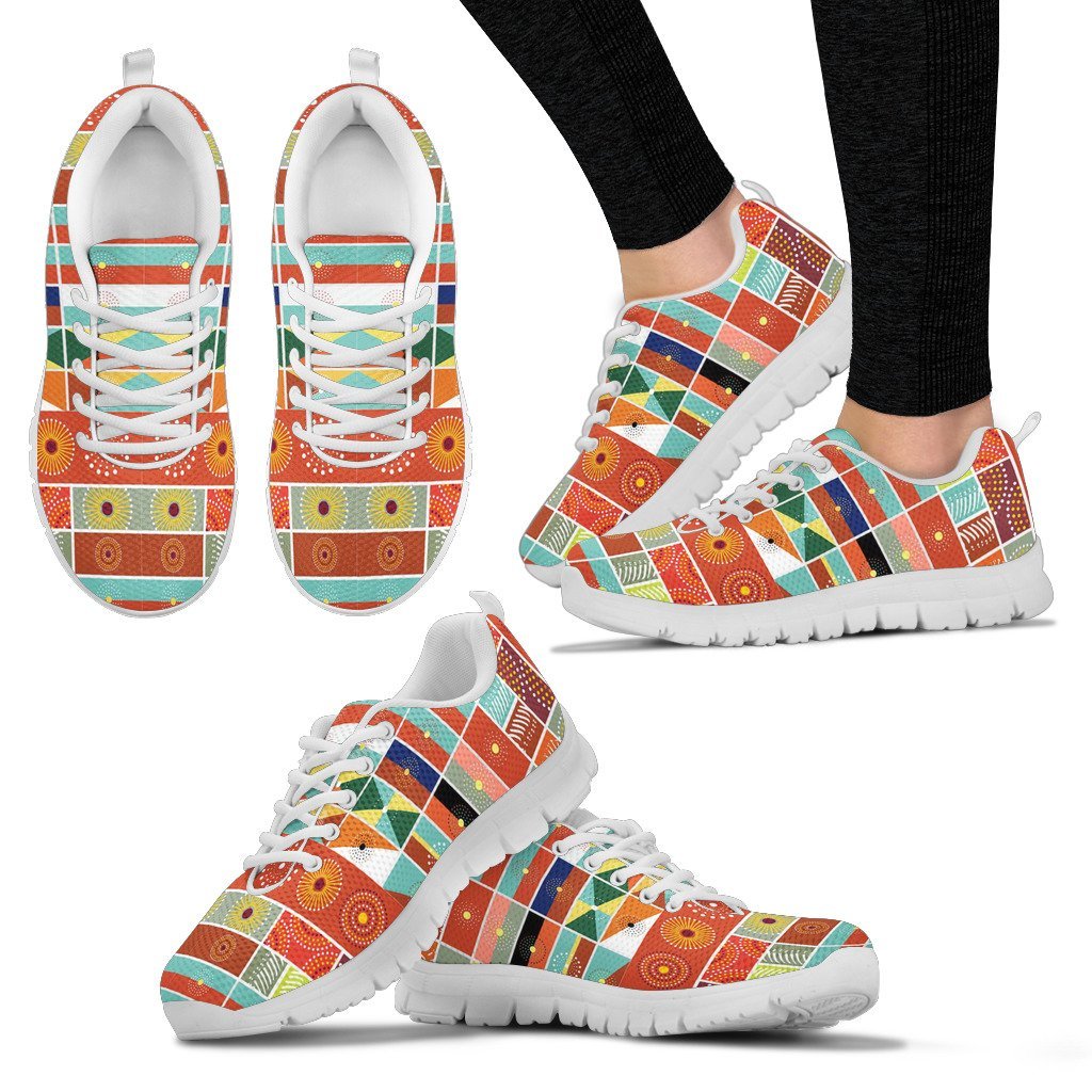 Aboriginal Sneakers, Indigenous Patterns Shoes - Vibe Hoodie Shop