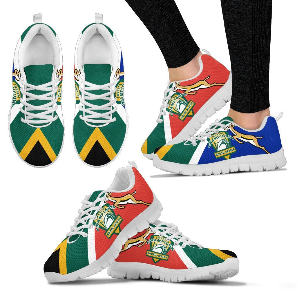 South Africa Springboks Catch Rugby World Cup Men's / Women's Sneakers (Shoes) - Vibe Hoodie Shop