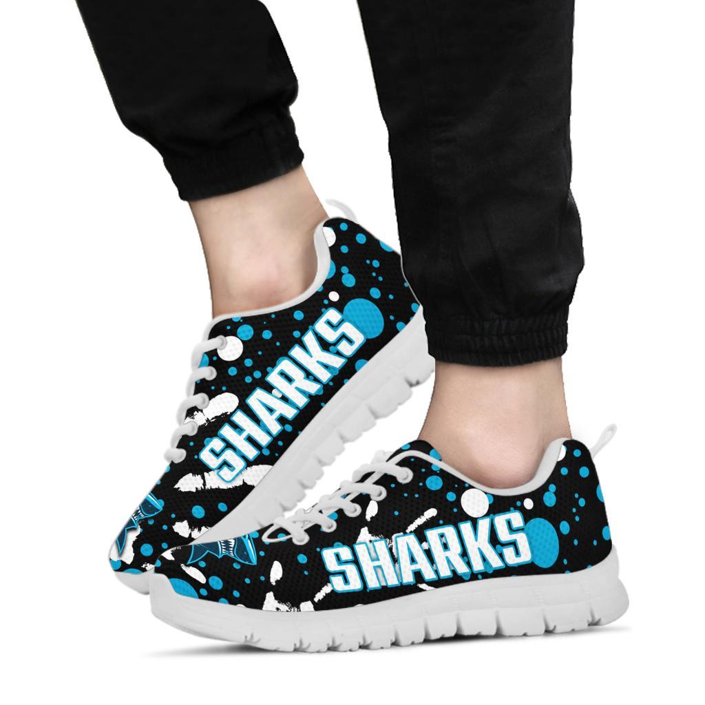 Sharks Indigenous Sneakers Minimalism Version - Vibe Hoodie Shop