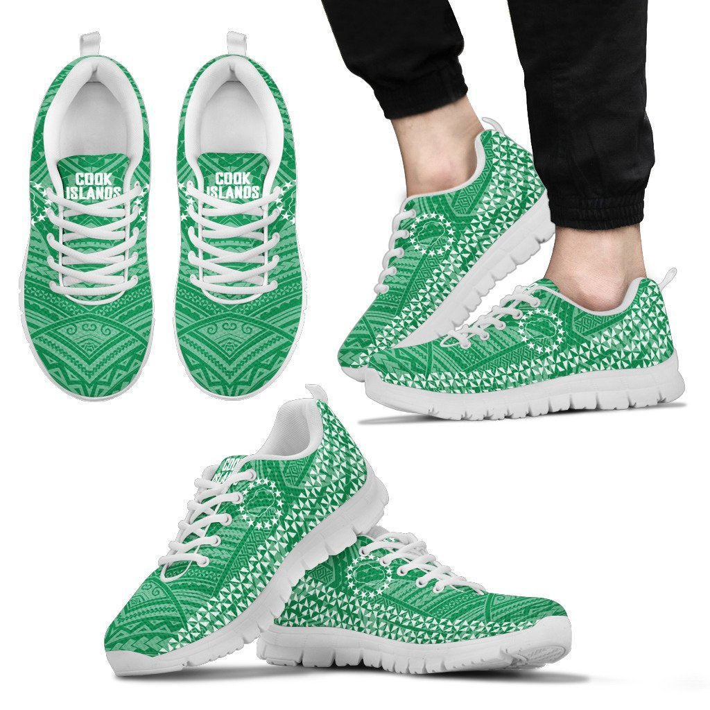 Cook Islands Polynesian Tribal Sneakers 04 - Vibe Hoodie Shop