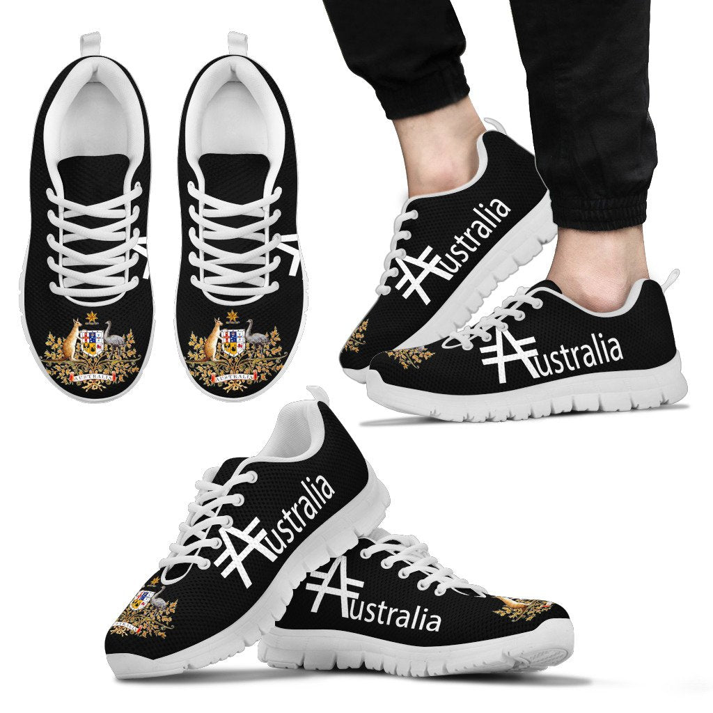 Sneakers - Australian Coat Of Arms Shoes Hashtag Australia Unisex - Vibe Hoodie Shop