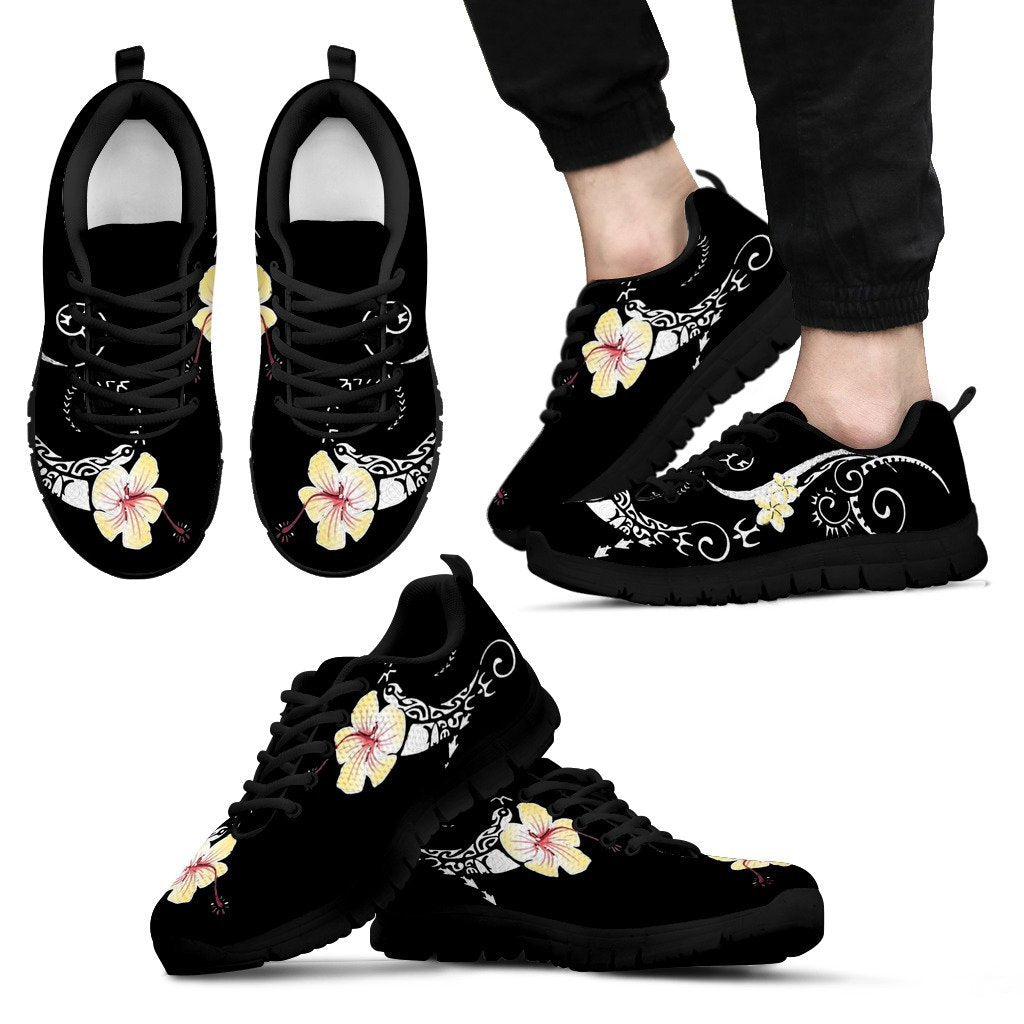 Polynesian Shoes - Hibiscus Men's / Women's Sneakers (Shoes) - Vibe Hoodie Shop