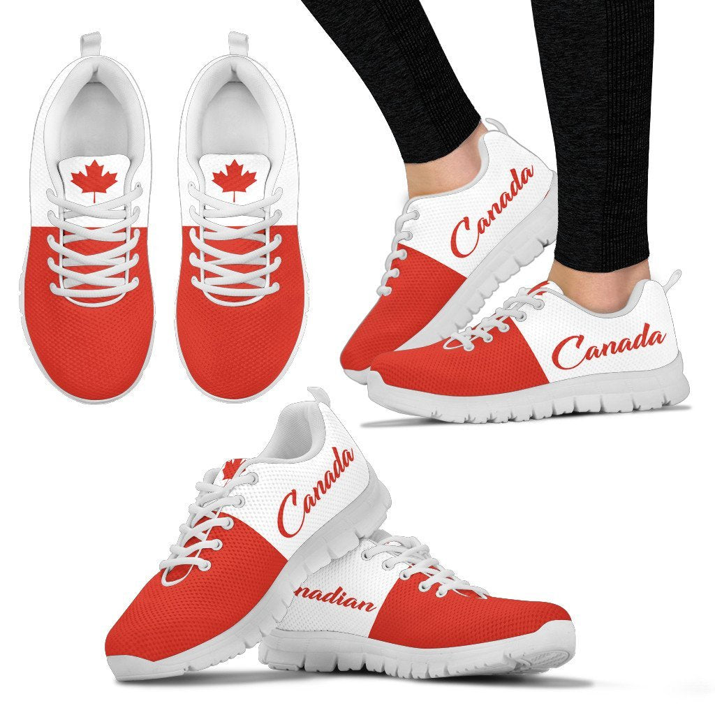 Canada Maple Leaf Sneakers - Vibe Hoodie Shop