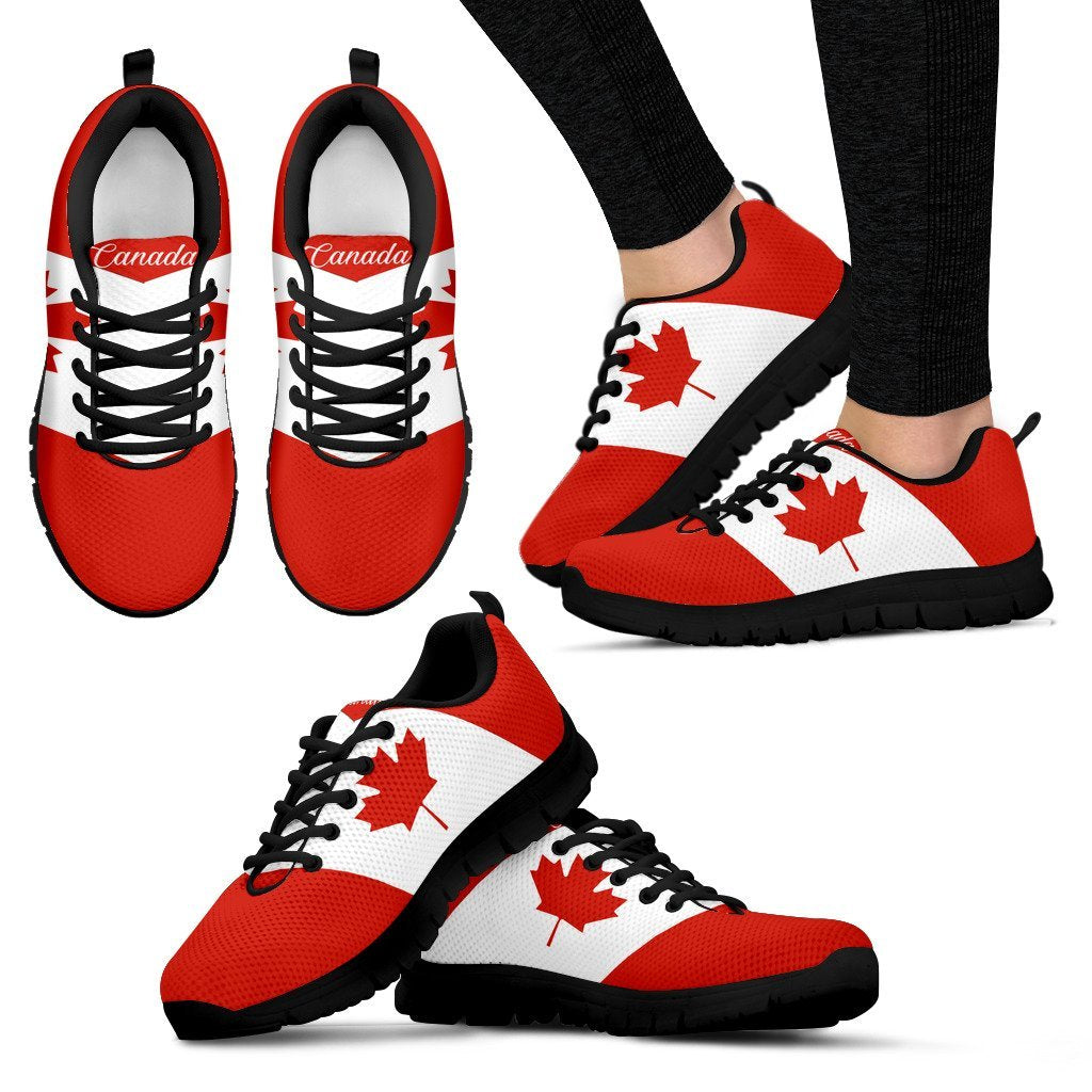 Canada Flag Sneakers - Vibe Hoodie Shop