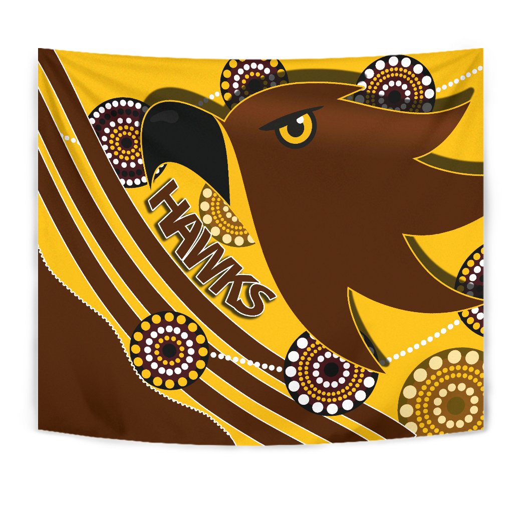 Pride Hawks Tapestry Hawthorn Indigenous - Vibe Hoodie Shop