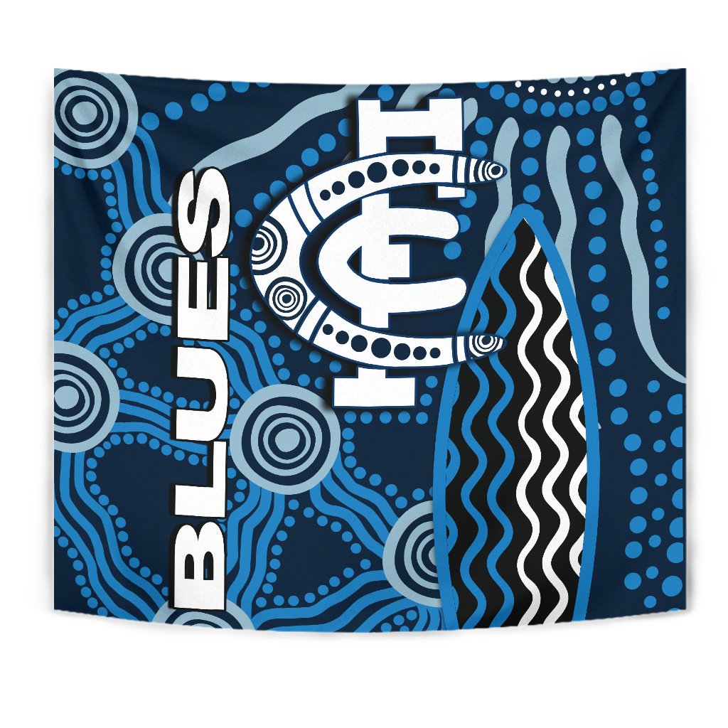 Carlton Blues Tapestry Aboriginal - Vibe Hoodie Shop