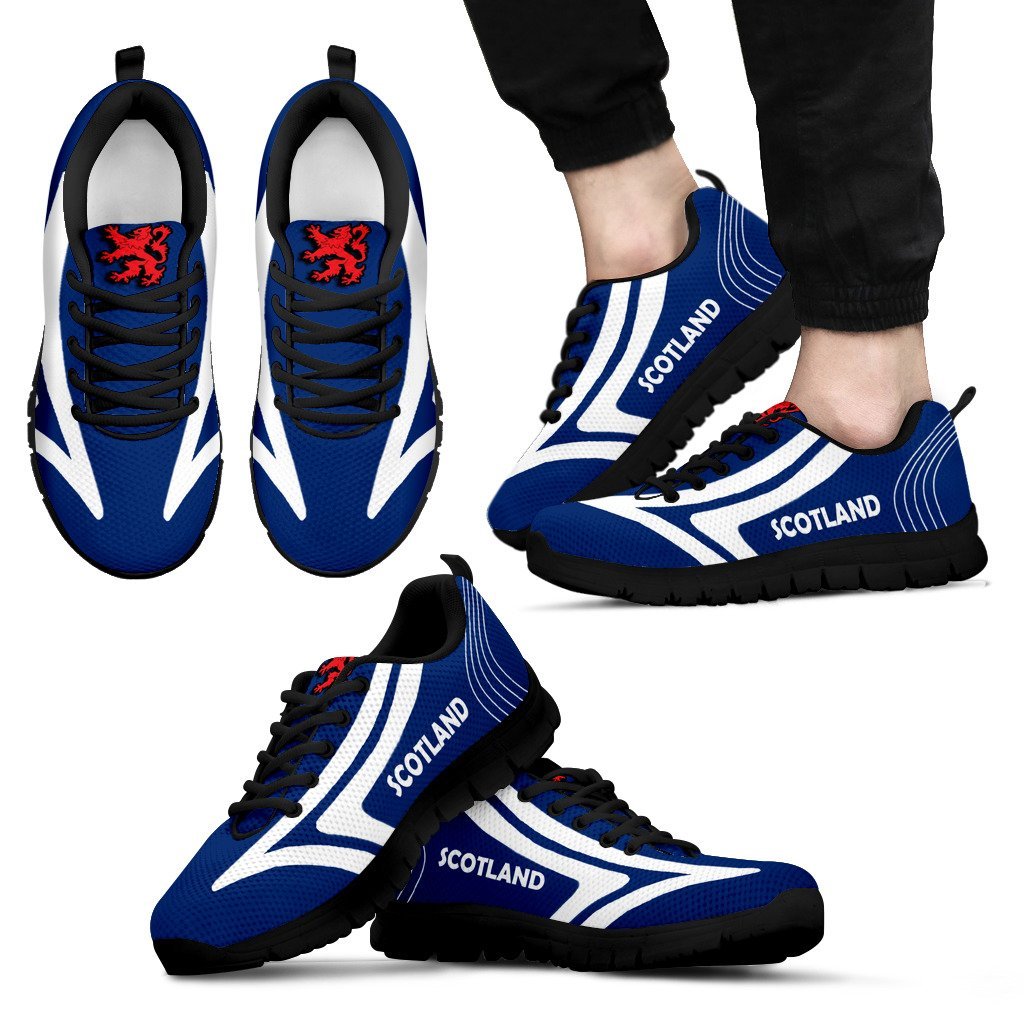 Scotland Shoes - Scotland Lion Sneakers Ace Blue Version - Vibe Hoodie Shop