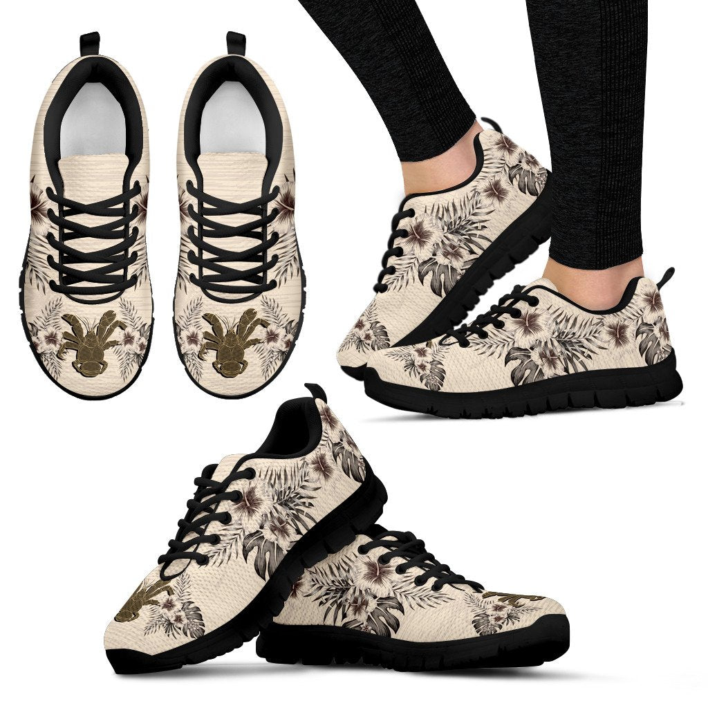 Niue Sneakers - The Beige Hibiscus - Vibe Hoodie Shop