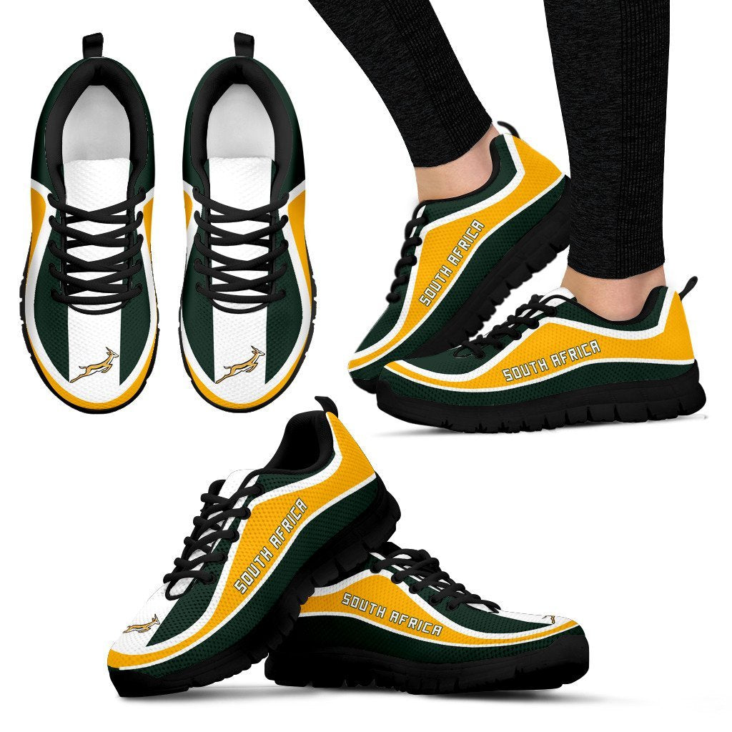 South Africa Flag Sneakers Sport - Vibe Hoodie Shop