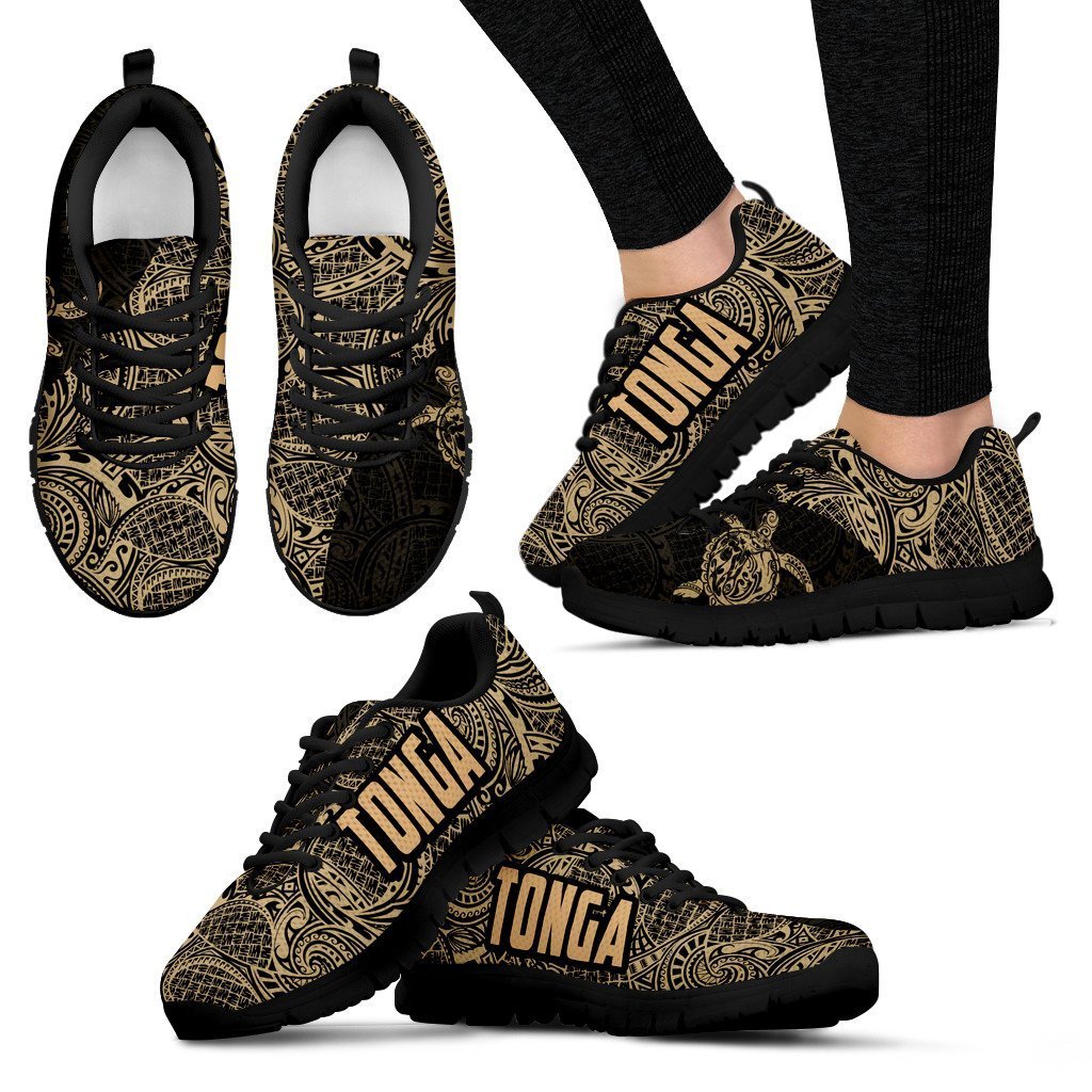 Tonga Shoes - Tonga Sneakers Polynesian Pattern 01 - Vibe Hoodie Shop