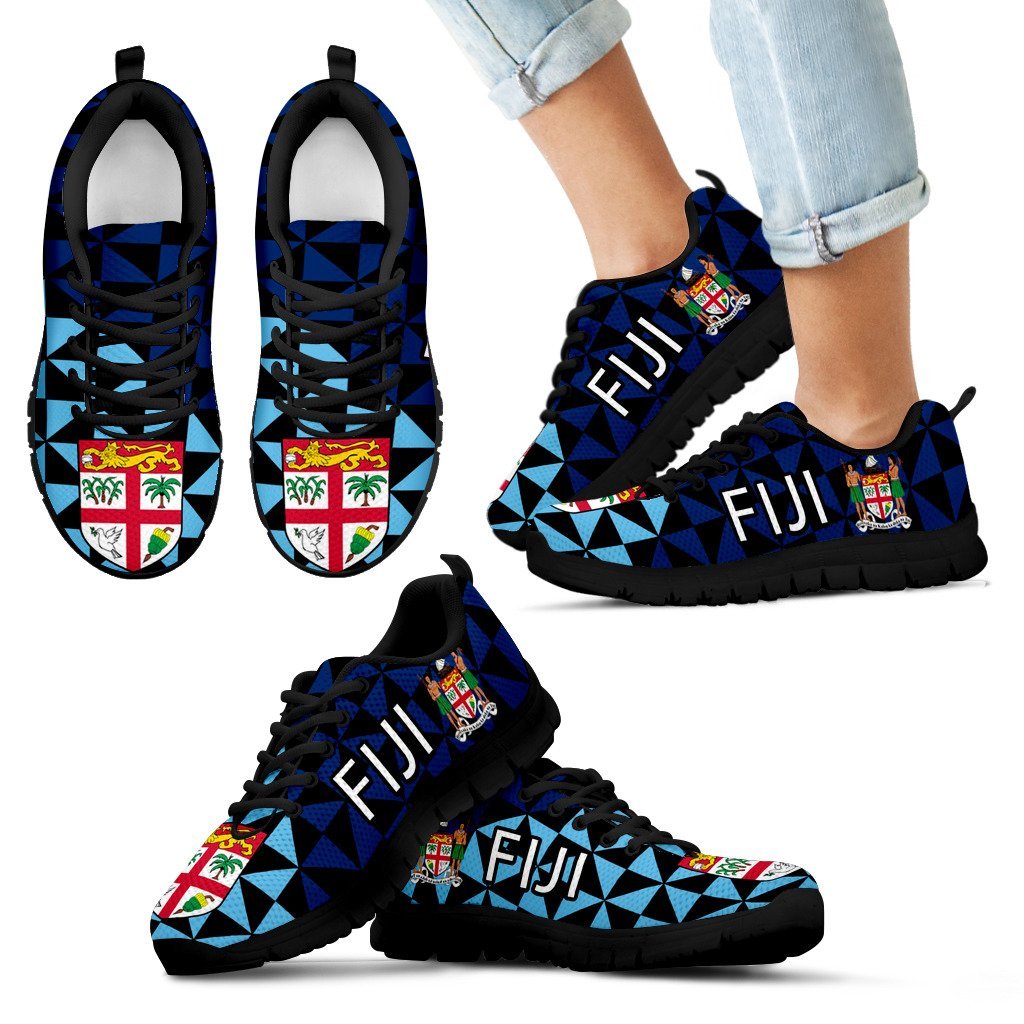 Fiji Polynesian Sneakers Coat Of Arms - Vibe Hoodie Shop