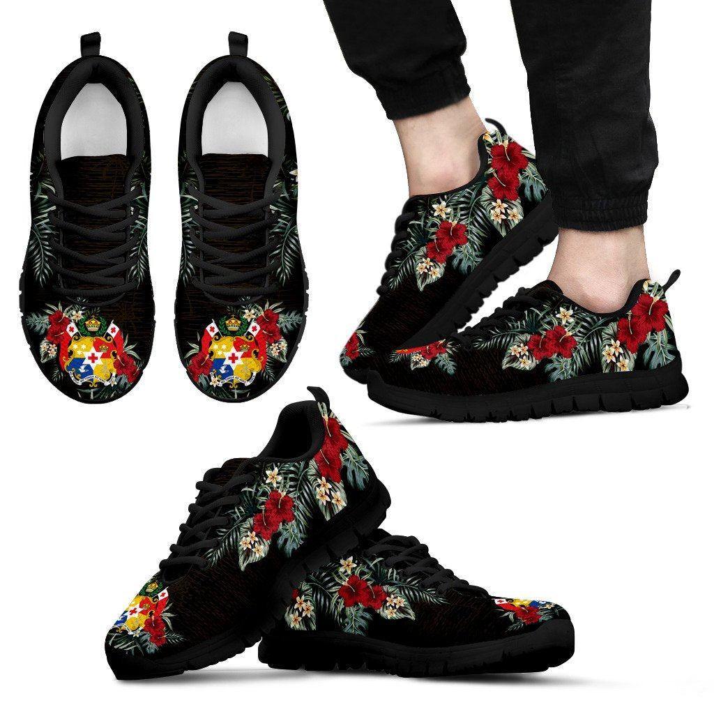 Tonga Hibiscus Sneakers No - Vibe Hoodie Shop