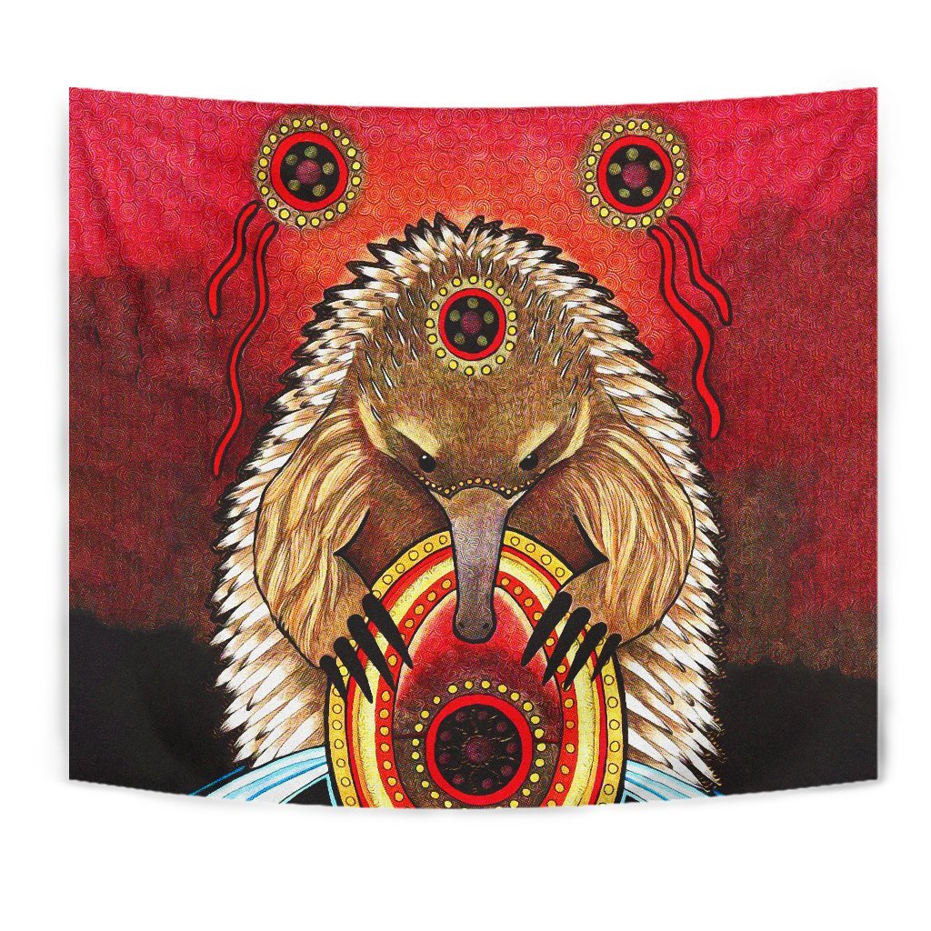 Aboriginal Tapestry - Australian Echidna - Vibe Hoodie Shop