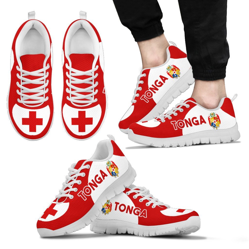 Tonga Sneakers Flag Color Sport Version - Vibe Hoodie Shop