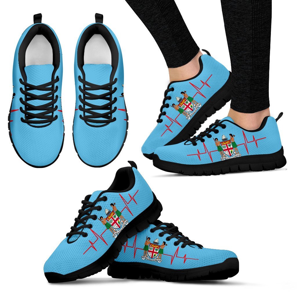 Fiji Sneakers - Fiji heartbeat Shoes - Vibe Hoodie Shop