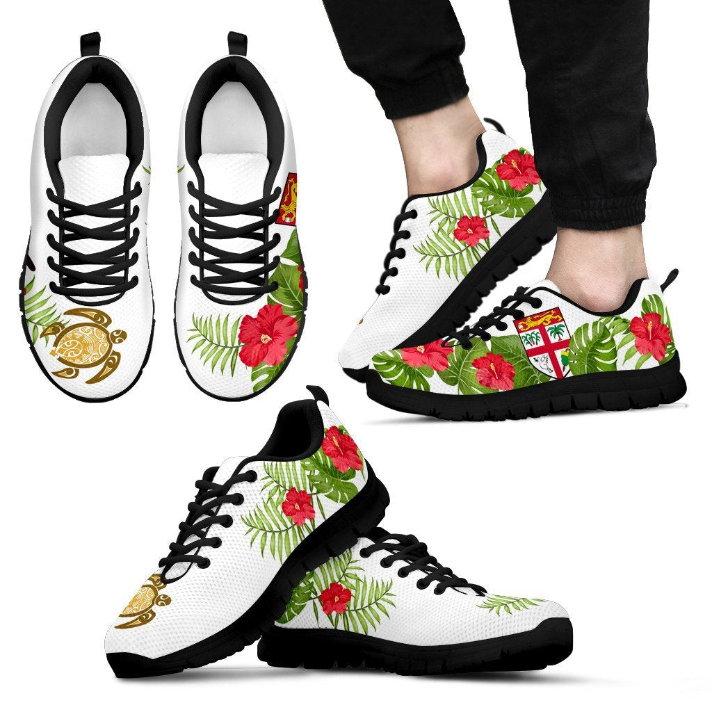 Love Fiji Sneakers - Fijian Shoes White Version - Vibe Hoodie Shop