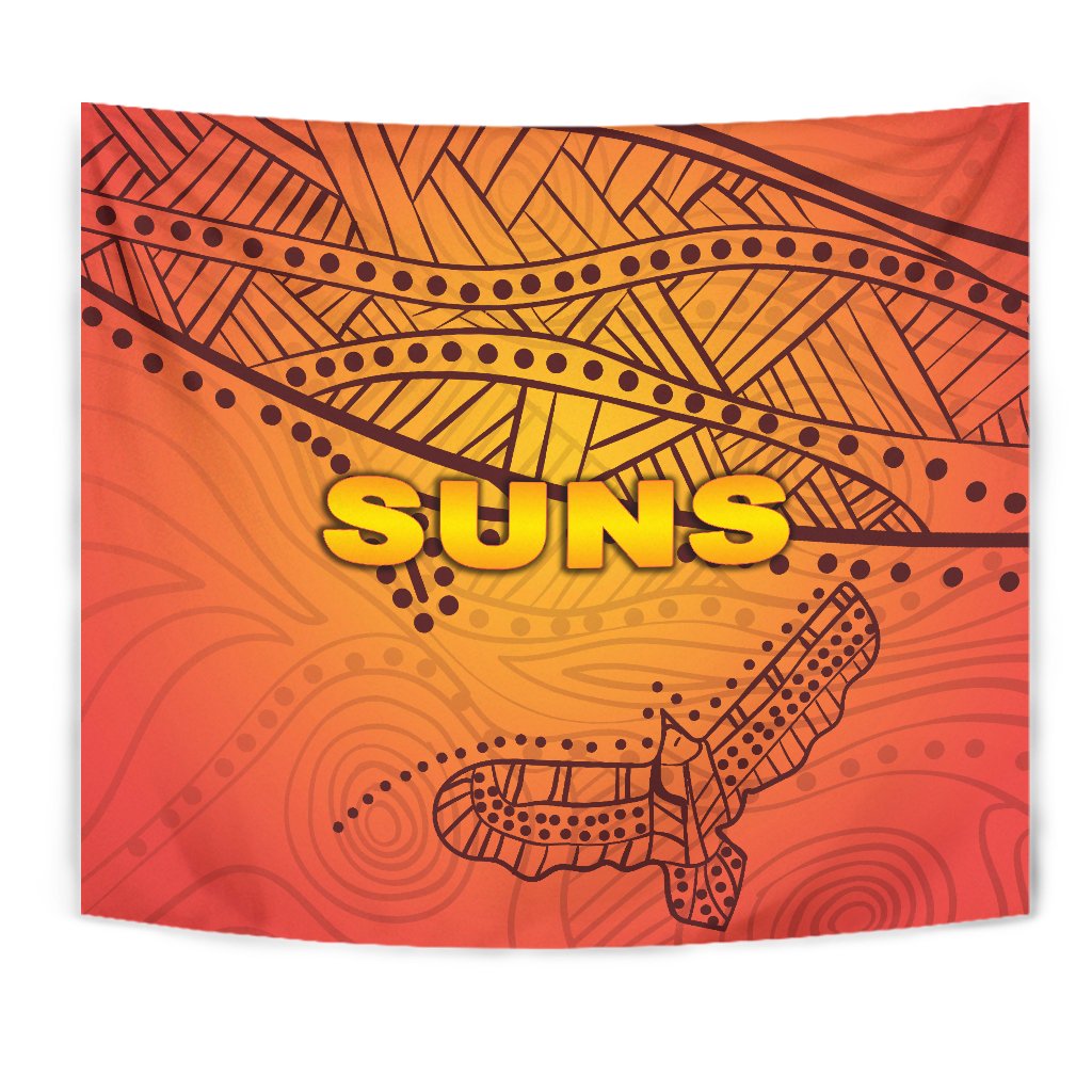 Gold Coast Tapestry Suns Simple Indigenous - Vibe Hoodie Shop