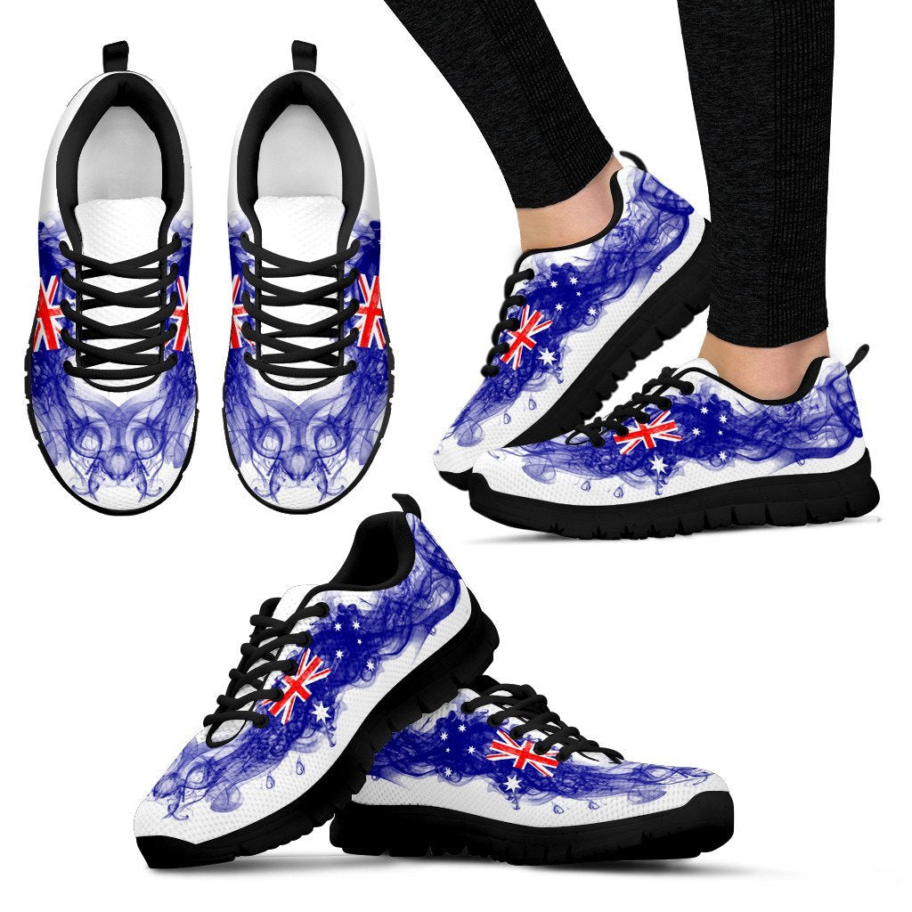 Sneakers - Aus Flag Shoes Smoke Style - Unisex - Vibe Hoodie Shop