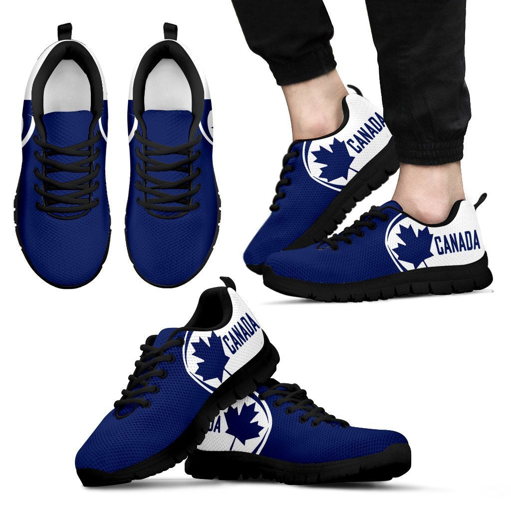 Canada Maple Leaf Sneakers - Circle Style - 02 - Vibe Hoodie Shop