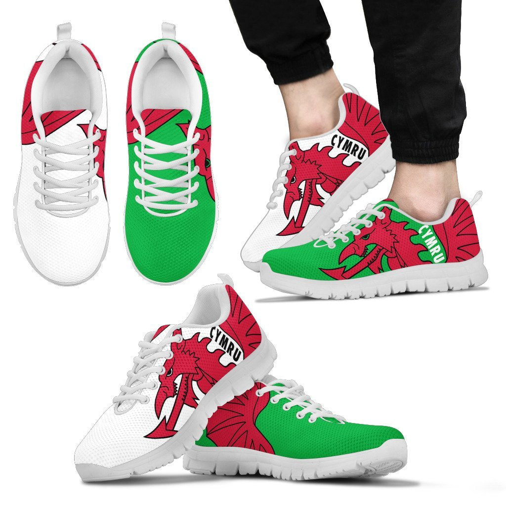 Wales Sneakers - Y Ddraig Goch - Vibe Hoodie Shop