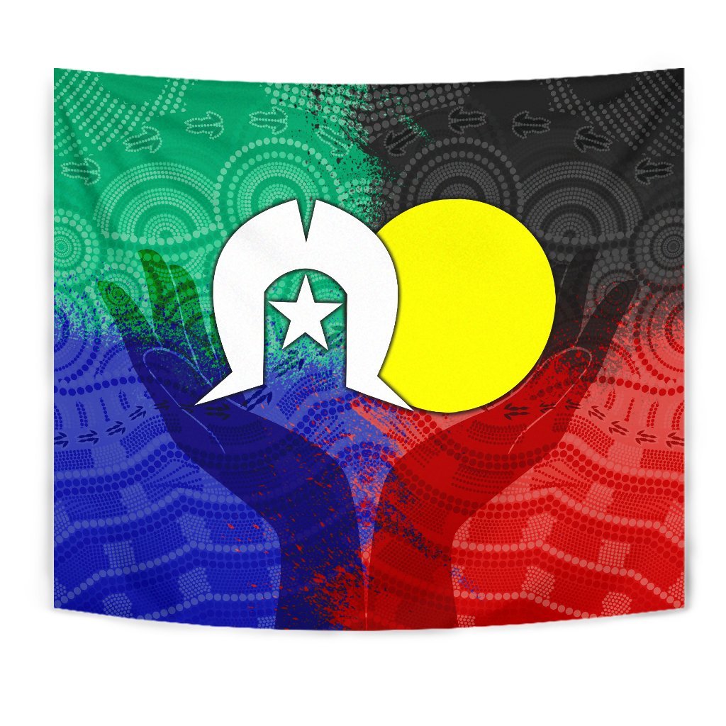 Aboriginal Tapestry - Australia NAIDOC Week Indigenous Flag Style - Vibe Hoodie Shop