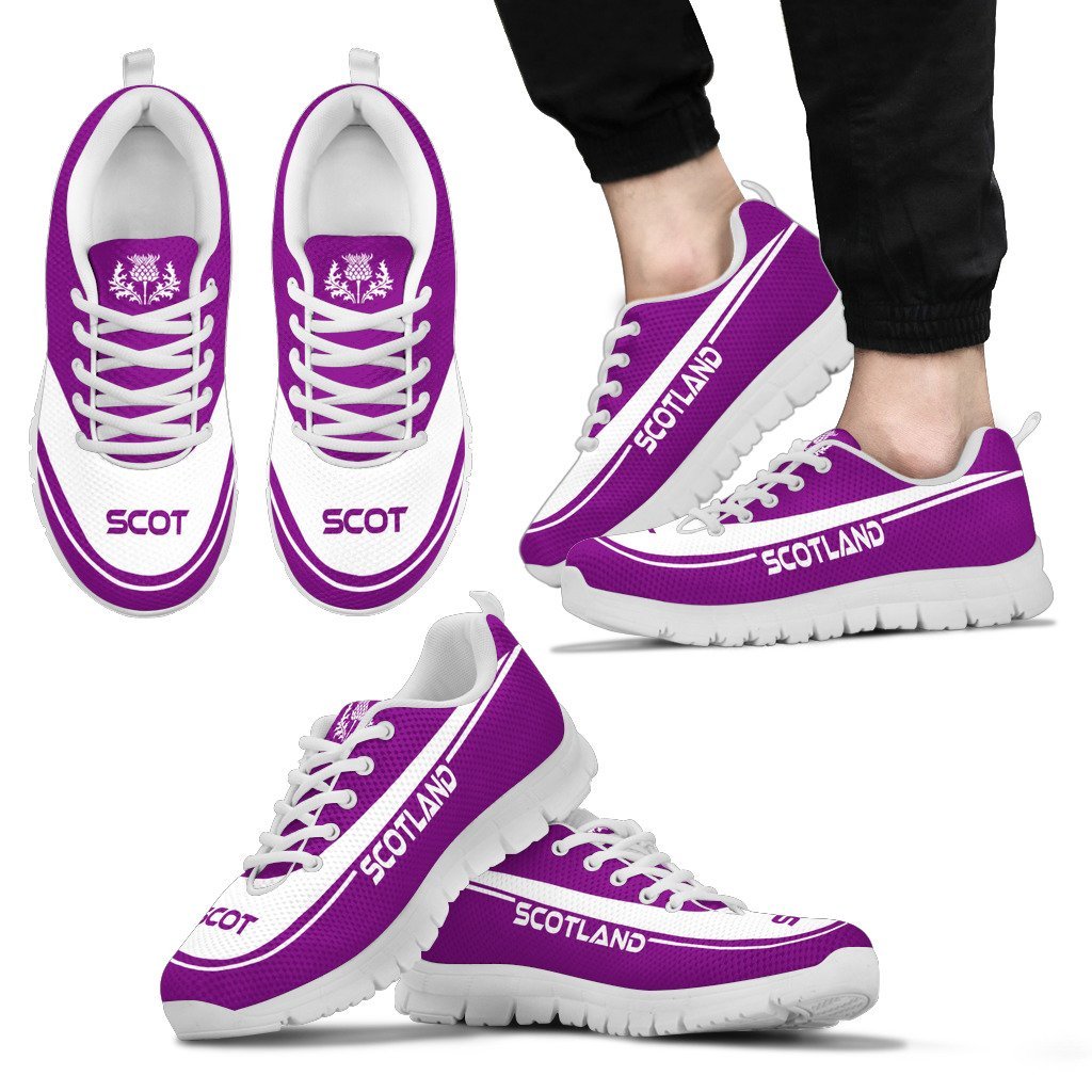 Scotland Sneakers - Purple Style - - Vibe Hoodie Shop